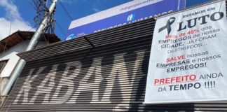 70 comerciantes pedem reabertura em Itabirito; Restrição aumenta para restaurantes e padarias