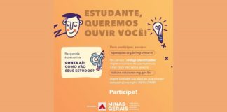 “Conta aí! Como vão seus estudos?”: Educação de Minas quer ouvir alunos