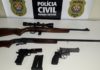 Itabirito: PC detém suspeito de mentir sobre furto de armas; ele ainda responde por ameaçar mulher