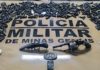 2 armas de fogo e 545 pinos de cocaína são apreendidos pela PM no PA em Itabirito