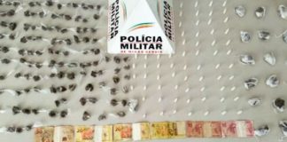 Itabirito: menor é apreendido, no PA, com 127 porções de maconha e 66 pinos de cocaína