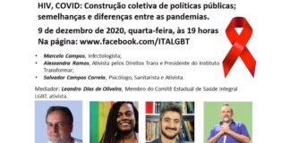 111 pessoas com teste positivo para HIV em Itabirito; seminário on-line discute assunto
