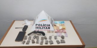 18 tabletes de maconha dentro da geladeira: PM prende casal por tráfico em Diogo de Vasconcelos