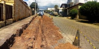 Obra vai melhorar abastecimento de água na Rua José Carlos Mendanha, garante Saae de Itabirito