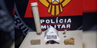 PM prende suspeito de tráfico de drogas no Pocinho, em Ouro Preto