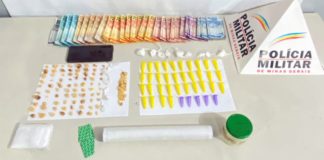 Jovem de 19 anos e mulher de 50 são presos com crack e cocaína no São José, em Itabirito