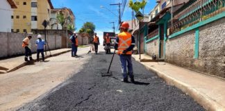 Itabirito: Após manutenção de rede, Saae faz recape do asfalto no Nossa Senhora de Fátima e Cohab