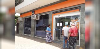 Covid-19: Banco Itaú em Itabirito, mais uma vez, de portas fechadas