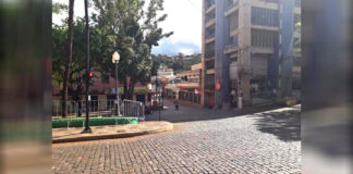 2º dia de Onda Roxa em Itabirito: lojas fechadas, ruas mais vazias, mas mercados cheios; fotos