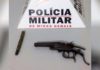 Bairro Santana, Mariana: Casal portando caneta-revólver e garrucha é preso pela PM