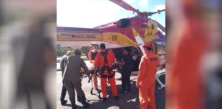 Itabirito: Adolescente sofre acidente de bicicleta e é conduzido de helicóptero para o João XXIII