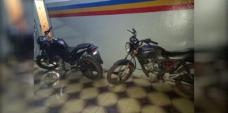 PM recupera, nesta segunda-feira, 2 motos furtadas no fim de semana em Itabirito; 2 presos