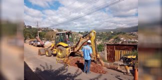 Itabirito: Obra para diminuir enxurradas e desmoronamentos é feita no Quinta dos Inconfidentes