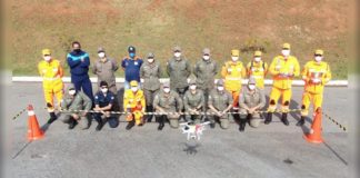 Itabirito: Brigada, GM e Defesa Civil fazem curso de pilotagem de drone ministrado por bombeiros