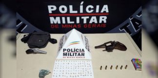 Mariana: PM apreende jovem de 16 anos com 110 pedras de crack e 2 armas de fogo