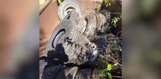 Itabirito: Em Ribeirão do Eixo, PM recupera 18 pneus de caminhão furtados em Brumadinho; 2 presos