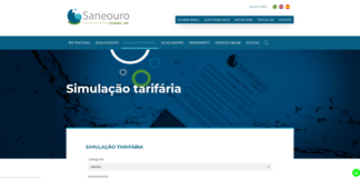 Ouro Preto: Saneouro lança simulador tarifário em seu site oficial