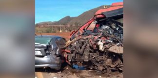 Acidente envolve 3 carretas e 2 carros na BR-040 em Itabirito; 1 vítima fatal