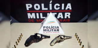 Jovem presa por suspeita de tráfico em Itabirito, e menor é apreendido com 2 revólveres em Mariana