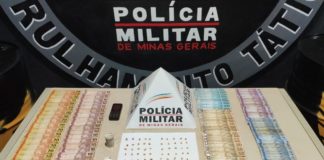 Antônio Pereira – Ouro Preto: PM prende suspeito de tráfico com 55 pedras de crack e R$ 2.587