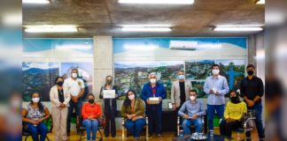 Covid: 1,8 mil máscaras são entregues à Prefeitura de Itabirito pelo Projeto Mulheres Artesãs