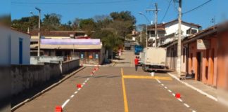 Itabirito: Ruas de São Gonçalo do Bação e Acuruí ganham pintura viária; veja fotos