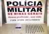 Itabirito: 65 pinos com cocaína e 10 pedras de crack são encontrados em pasto no Padre Adelmo