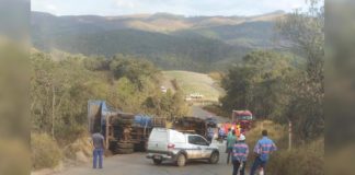 Itabirito: Acidente mata motorista de caminhão em São Gonçalo