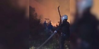 Itabirito: GM e Brigada se unem em combate a incêndio no Itaubira; vídeo