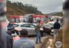 Cachoeira do Campo/Ouro Preto: Choque entre 2 carros deixa 4 feridos na BR-356; fotos