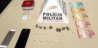 Jovem de 18 anos é preso com 23 pedras de crack e 3 papelotes com cocaína em Cachoeira do Campo