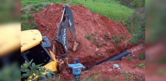 Itabirito: Saae intervém no Alto do Cristo para melhorar escoamento de águas e evitar enxurradas
