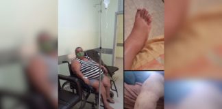 Itabirito: Cliente exige direitos após sofrer torções ao cair em piso molhado do Supermercados BH