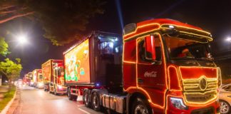 Coca-Cola divulga rota da Caravana de Natal em Itabirito Caravana da Coca-Cola, mais uma vez, passará por Itabirito. Foto - Lening Abdala
