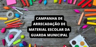 Itabirito: GM faz campanha de arrecadação de material escolar para alunos de famílias carentes