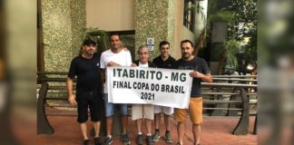 Copa do Brasil: atleticanos de Itabirito marcam presença na Arena da Baixada, em Curitiba