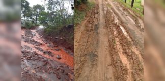 Qual é a perspectiva de pavimentação de ruas e estradas em áreas consideradas rurais de Itabirito?