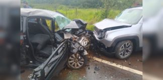 Entre Itabirito e Ouro Preto: após acidente na BR-356, passageiro é levado para o João XXIII