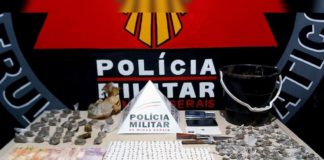 PM prende 2 e apreende 246 pedras de crack em Mariana