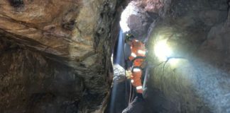 Cratera revela mina história em Ouro Preto