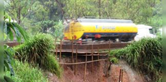Itabirito: barranco que está cedendo em Ribeirão do Eixo põe em risco ponto da BR-040; veja vídeo