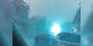 Vídeo flagra curto-circuito na Queiroz Júnior, em Itabirito; parte da avenida fica sem energia