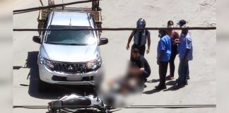 Itabirito: moto e caminhonete do Saae se envolvem em acidente no São José