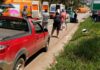 BR-356: 3 feridos em acidente próximo à UPA de Itabirito, que envolveu 2 motos e 2 carros