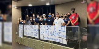 Itabirito: professores estaduais explicam greve, que dura 20 dias, e pedem apoio dos vereadores
