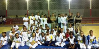 Grupo de Capoeira recebe Polícia Militar em Mariana
