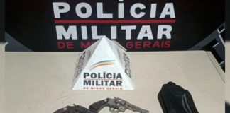 Suspeito de tráfico é preso, pela PM, com 2 armas de fogo, em Mariana