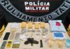 Ouro Preto: PM apreende 114 comprimidos de ecstasy, pistola 9 mm, barras de maconha e crack