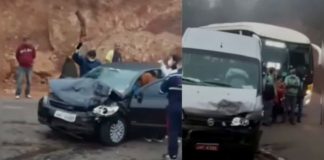 Acidente entre van e carro para a BR-356, entre Nova Lima e Itabirito; veja fotos