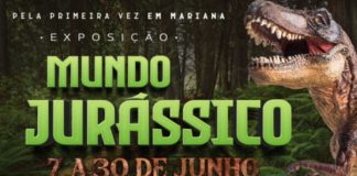 Exposição sobre dinossauros chega à cidade de Mariana